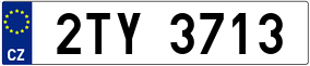 Truck License Plate